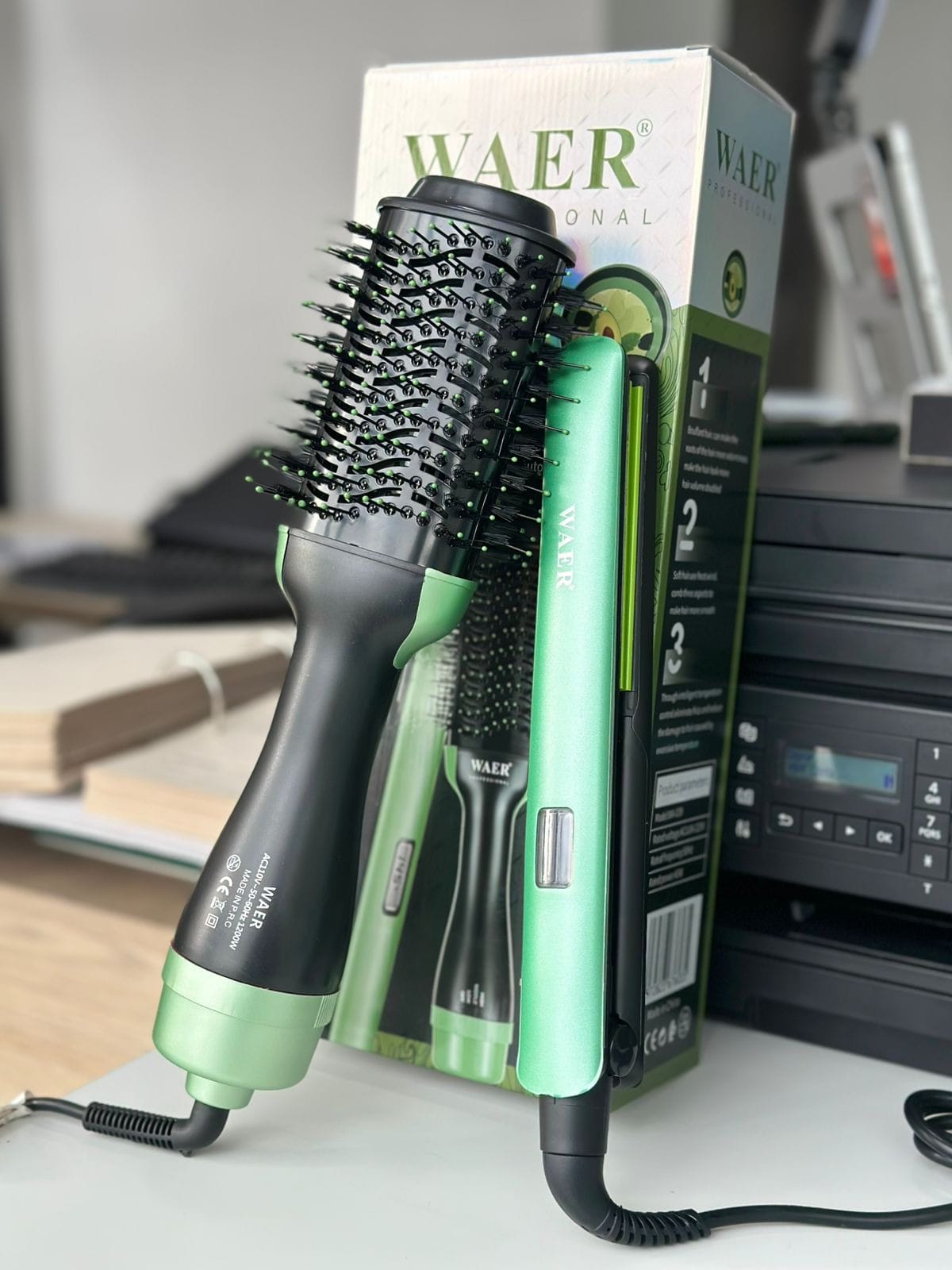 PACK COIFFURE : PLAQUE + ONE STEP